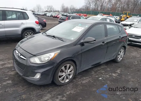 2013 Hyundai Accent Se from USA, damaged, VIN KMHCU5AE2DU105609